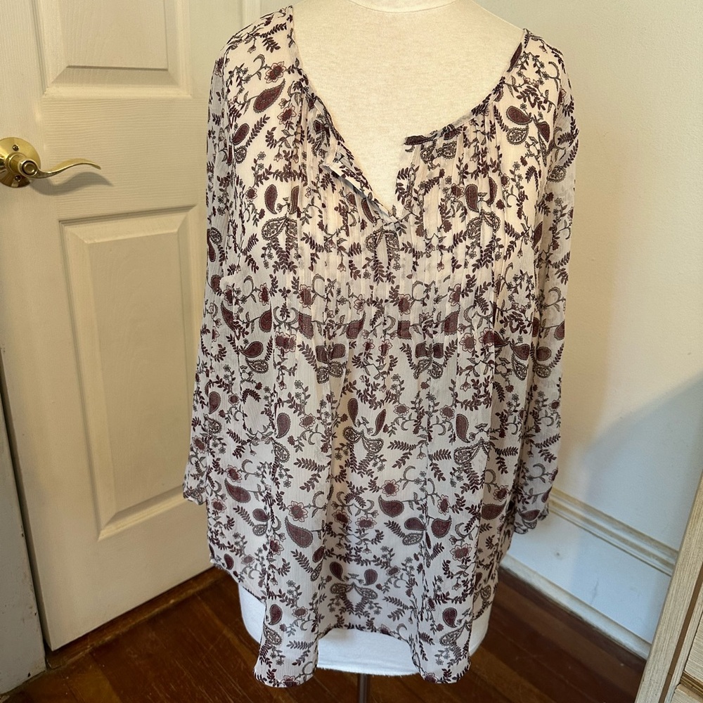 Torrid sheer blouse size 2X